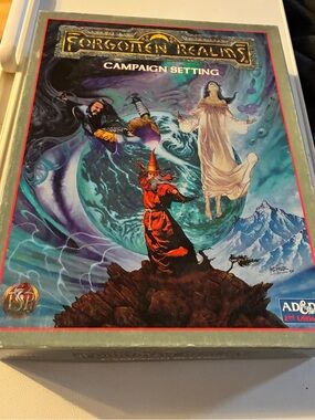 Adv Dungeons & Dragons Forgotten Realms Campaign Setting Box TSR #1085